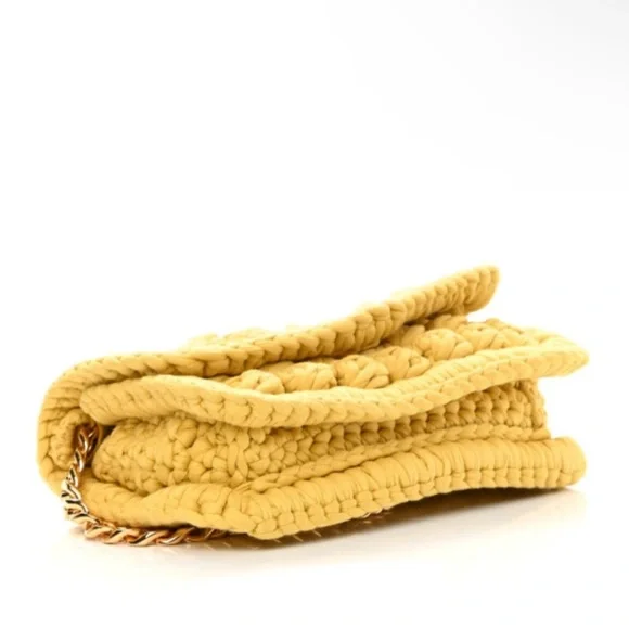 Bottega Veneta Crochet Shoulder Bag with Chain Link Strap - Picture 4 of 6